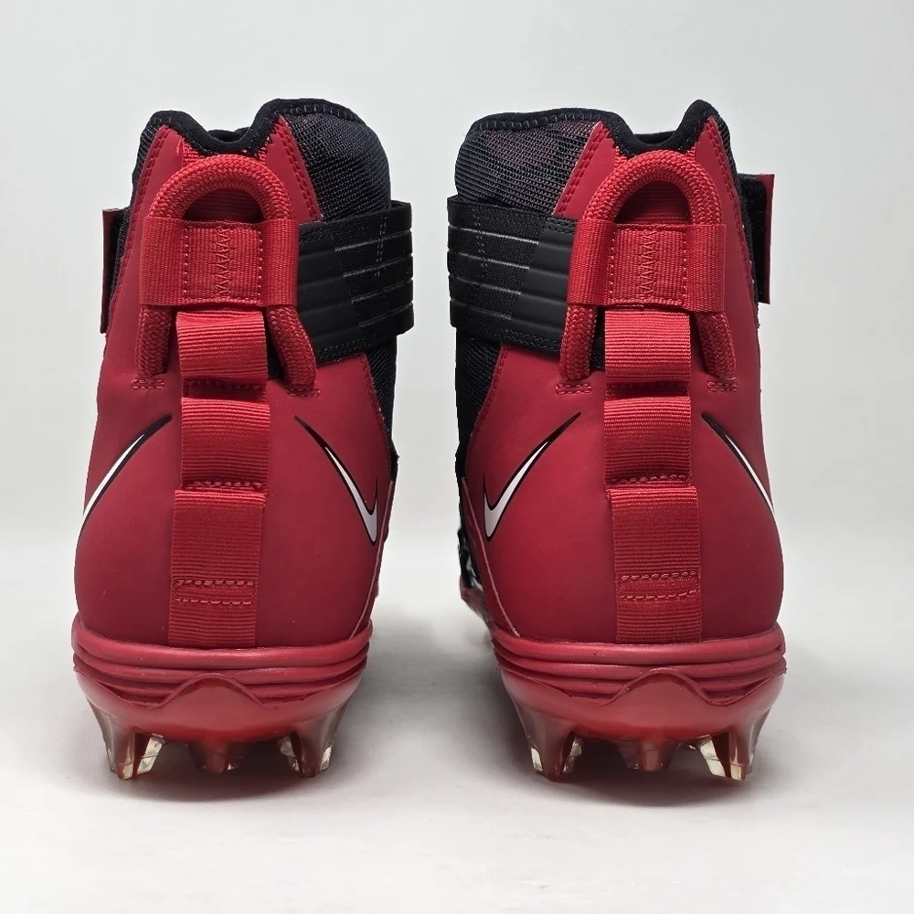 Nike Force Savage Elite 2 Football Cleats Red Black Men's Size 17 BV3962-002 New
